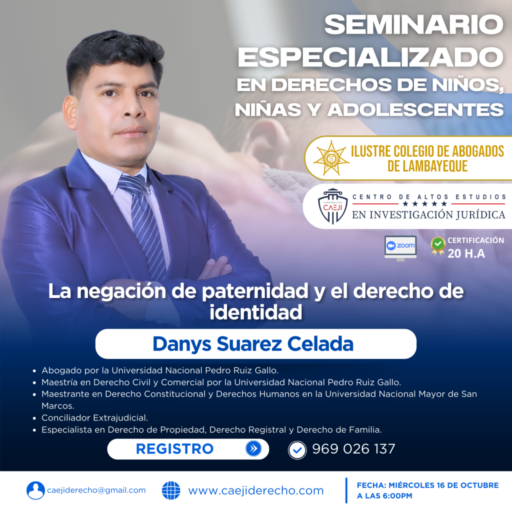 DANYS SUAREZ - SEMINARIO EN DERECHOS DE NIÑOS